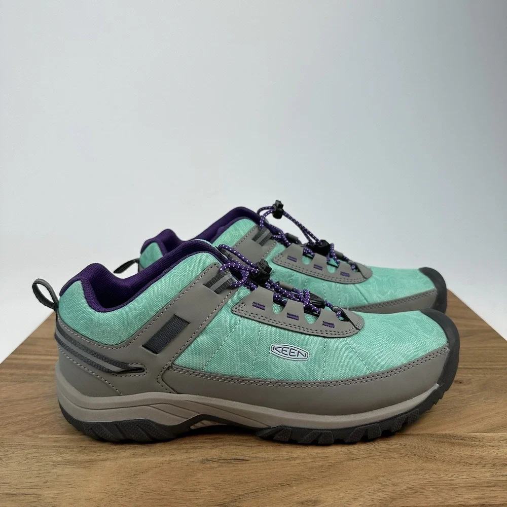 New Big Kids Keen Targhee Sport Teal Athletic‎ Hiking Shoes Sneakers Size 7 Y